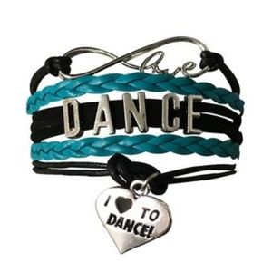 Girls Dance Bracelet - Teal & Black